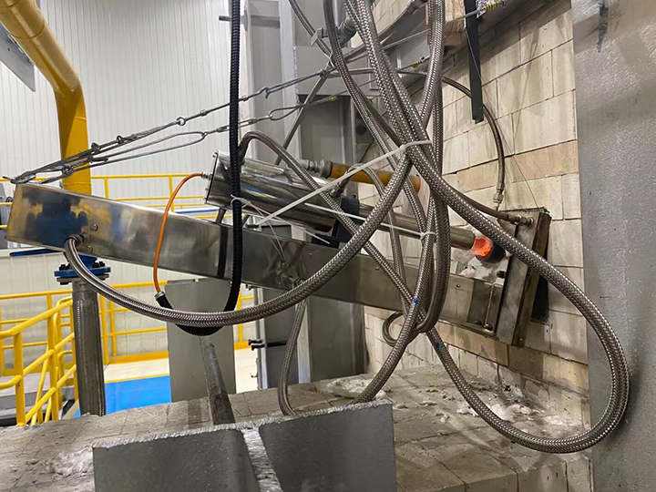 玻璃熔窑安装图